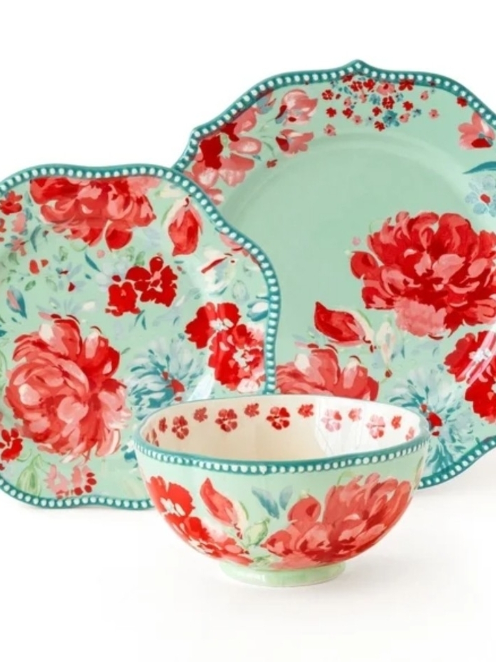 The Pioneer Woman Dinnerware Set, Beautiful

Garden, 12-Piece Earthenware Set